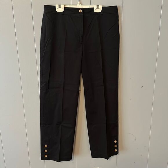David Brooks Black Pants Size 8 - Picture 1 of 2
